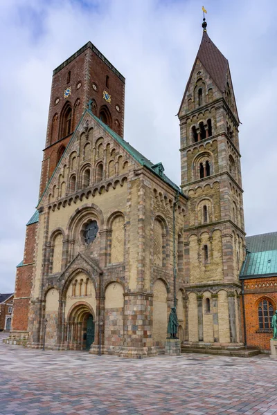 Ribe Danmark Maj 2021 Över 1300 Talets Katedral Och Torg — Stockfoto