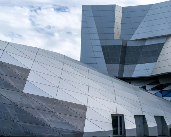 Aalborg Dinamarca Junho 2021 Vista Detalhada Icônica Casa Música Aalborg — Fotografia de Stock