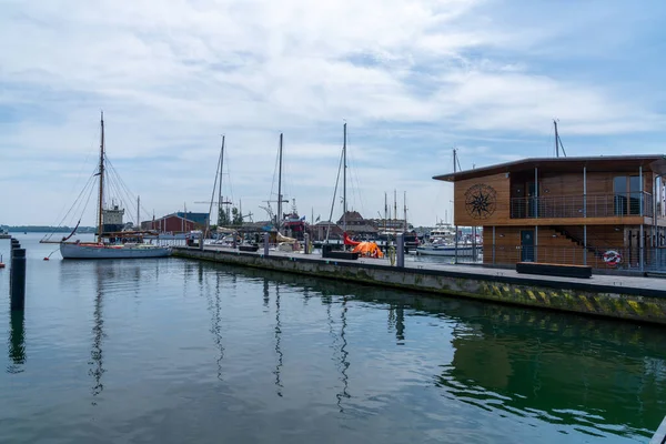 Svendborg Dinamarca Junio 2021 Vista Del Puerto Svendborg Del Edificio — Foto de Stock