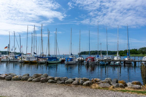 Nysted Danemark Juin 2021 Vue Sur Promenade Avant Port Marina — Photo