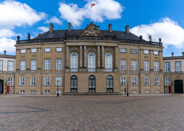Kopenhag Danimarka Haziran 2021 Kopenhag Daki Amalienborg Sarayı Manzarası — Stok fotoğraf
