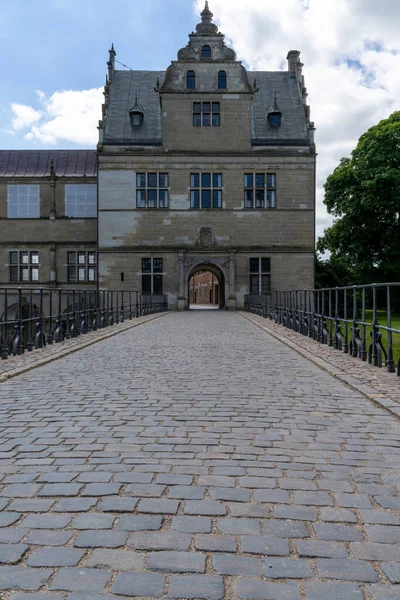 Hillerod Denmark June 2021 Arched Gate Entrance Frederiksborg Slot Hillerod — Stock Photo, Image