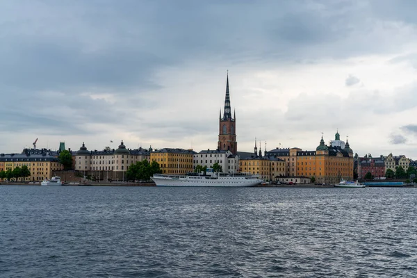 Stockholm Schweden Juni 2021 Stadtbild Von Stockholm Einem Bewölkten Sommertag — Stockfoto