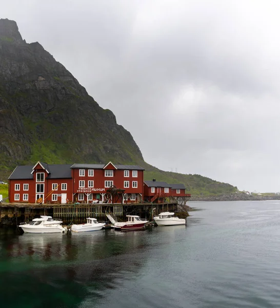 Lofoten Noruega Julho 2021 Vista Museu Stockfish Nas Ilhas Lofoten — Fotografia de Stock