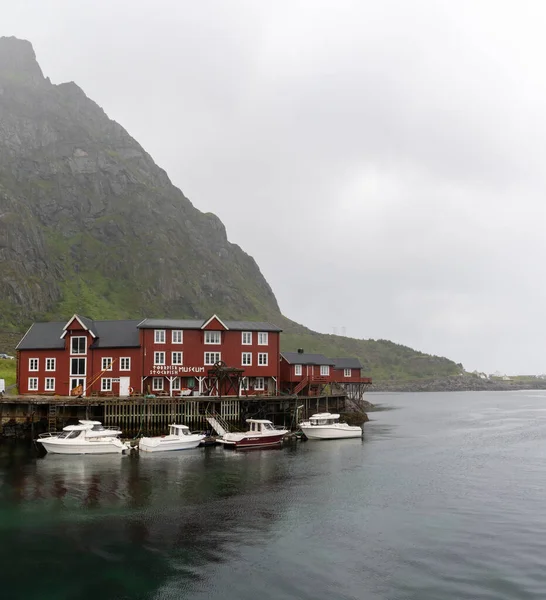 Lofoten Norwegen Juli 2021 Blick Auf Das Stockfisch Museum Auf — Stockfoto