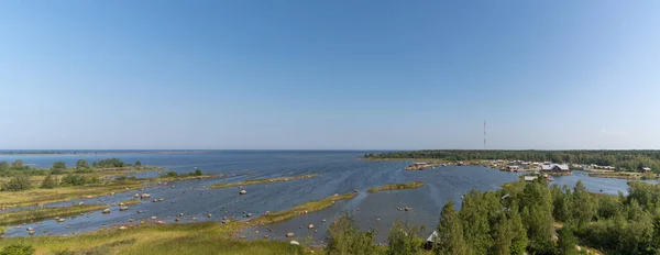 Una Vista Panorámica Las Islas Costeras Del Archipiélago Kvarken Con —  Fotos de Stock