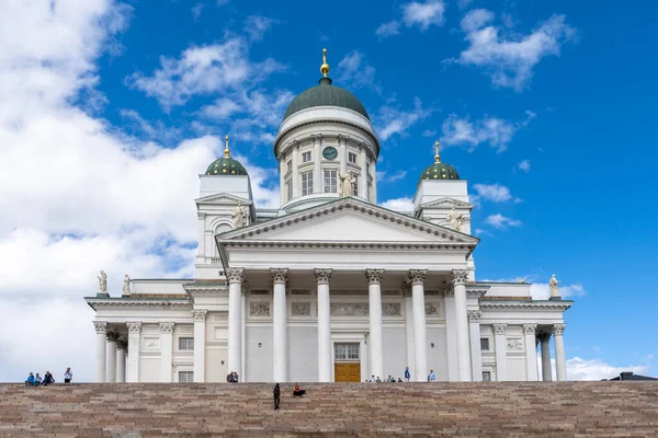 Helsinki Finland August 2021 View Helsinki Cathedral Historic City Center — Stock Photo, Image