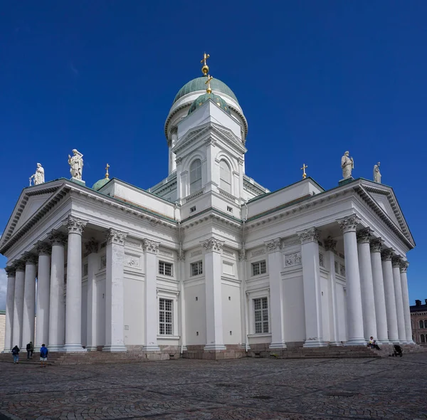 Helsinki Finland August 2021 View Helsinki Cathedral Historic City Center — Stock Photo, Image