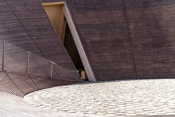 Helsinki Finland Augusti 2021 Abstrakt Bild Pavillion Turistinformation Vid Havet — Stockfoto