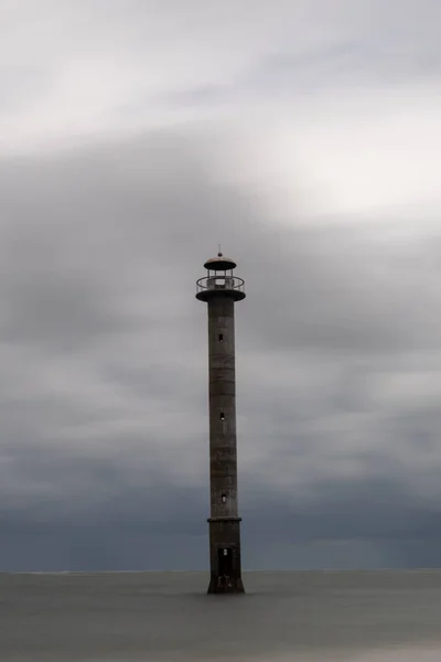 Widok Pochyłej Latarni Kiipsaare Saaremaa Isand Północnej Estonii — Zdjęcie stockowe