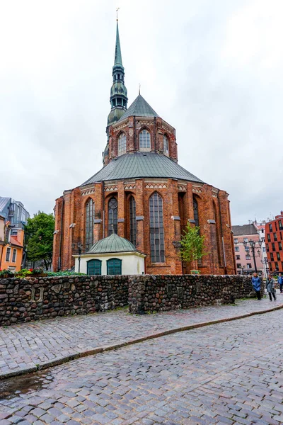 Riga Lettland August 2021 Blick Auf Das Historische Stadtzentrum Von — Stockfoto