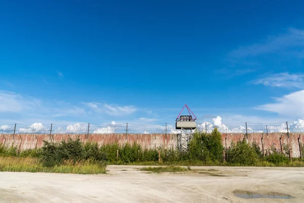 Gezicht Ruïnes Van Rummu Gevangenis Met Gevangenis Wachttoren — Stockfoto
