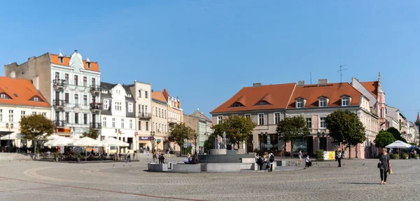 Gniezno Poland September 2021 Main City Square Gniezno Historic Buildings — Stock Photo, Image