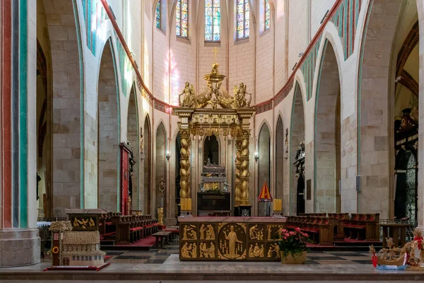 Gniezno Polônia Setembro 2021 Vista Interior Catedral Real Gniezno Com — Fotografia de Stock