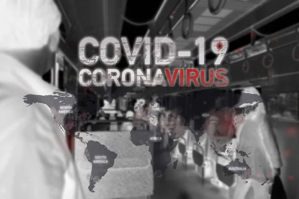 Termoscan Mänskligt Temperaturområde Coronavirus Sjukdom Covid Utbrott Bakgrund Med Kopia — Stockfoto