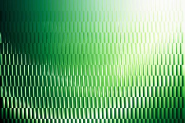 Dikey çizgiler ve ışık efektiyle soyut yeşil desenli arkaplan