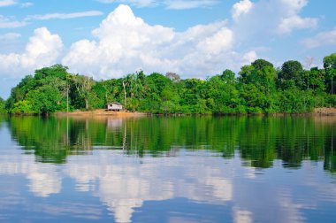 Tilt ev Amazon nehri üzerinde