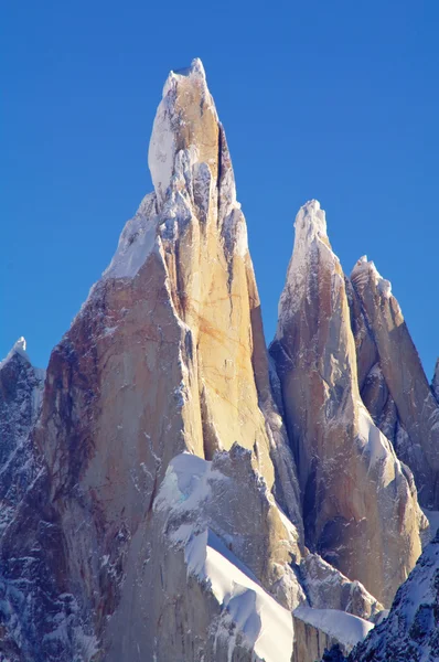 Patagonia peaks and glaciers — Stock Photo, Image