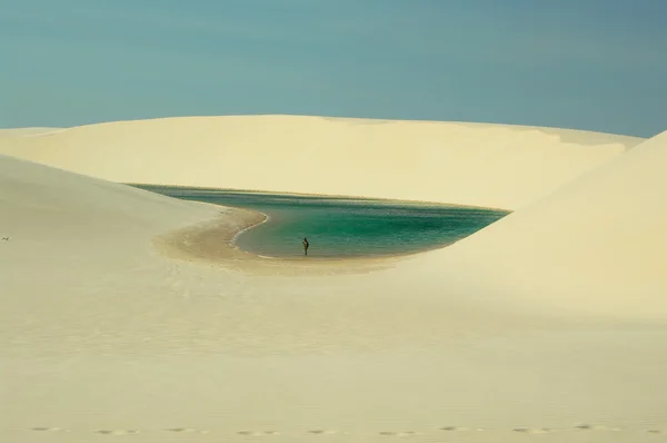 Lagoones ve dunes Lencois Maranhao yapmak