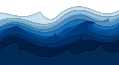 mavi dalga arkaplanı, soyut illüstrasyon