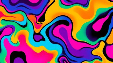 Renkli desenli soyut arkaplan