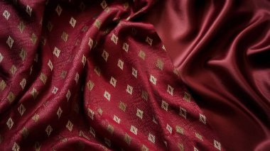 kırmızı kumaş arkaplan, kumaş tekstil.