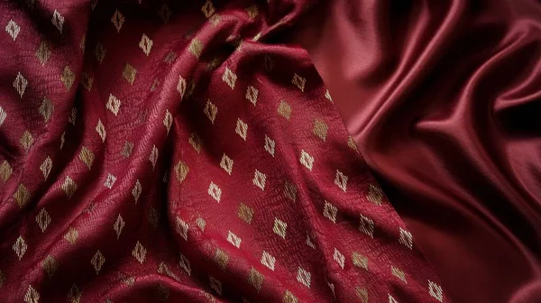 kırmızı kumaş arkaplan, kumaş tekstil.