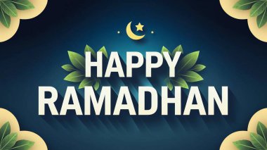 Ramazan tebrik kartı. Ramazan Kareem. Müslümanlar topluluğu festivali