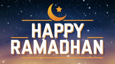 Ramazan kareem için bir arkaplanın vektör illüstrasyonu.