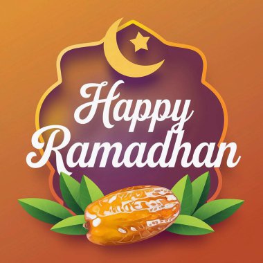 Mutlu Müslüman bayramı geçmişi vektörü