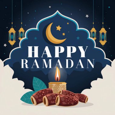 Ramazan Kareem tebrik kartı