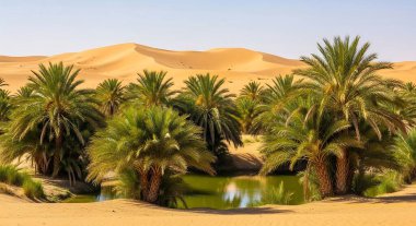 Fas çölünün güzel manzarası