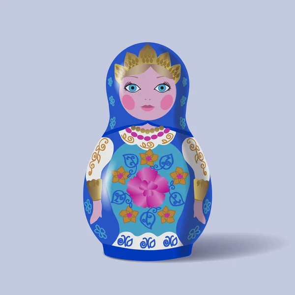 Muñecas rusas.Matryoshka . — Vector de stock