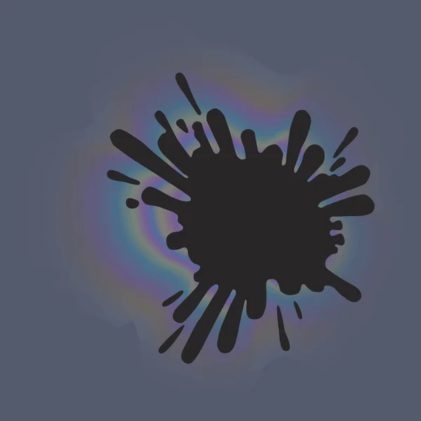  Siyah yağ birikintisi.