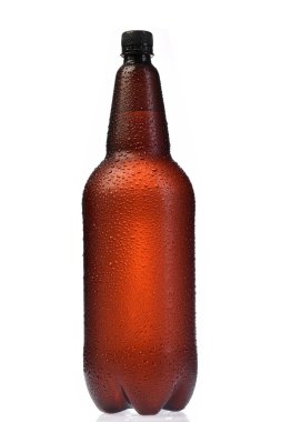 Bira şişesi, büyük ve çok katmanlı, orijinal, kahverengi, eşsiz. 