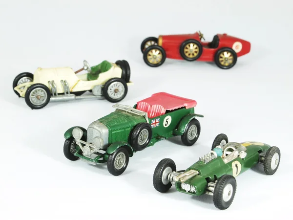 老式赛车车玩具 — 图库照片