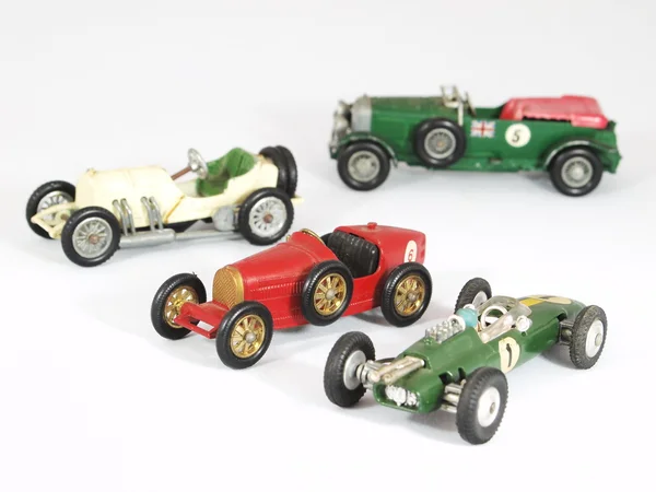 Vintage racing auto speelgoed — Stockfoto