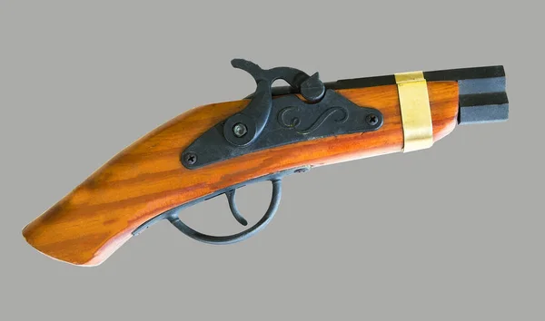 Pistola Giocattolo Vintage Giocattolo Cap Pistola Rivoluzionaria Guerra Replica — Foto Stock