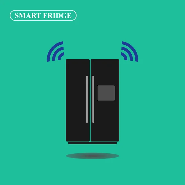 Concept de réfrigérateur intelligent — Image vectorielle