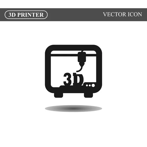 Icône de l'imprimante 3d — Image vectorielle