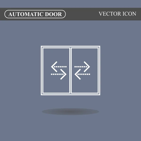 Icône de porte automatique — Image vectorielle