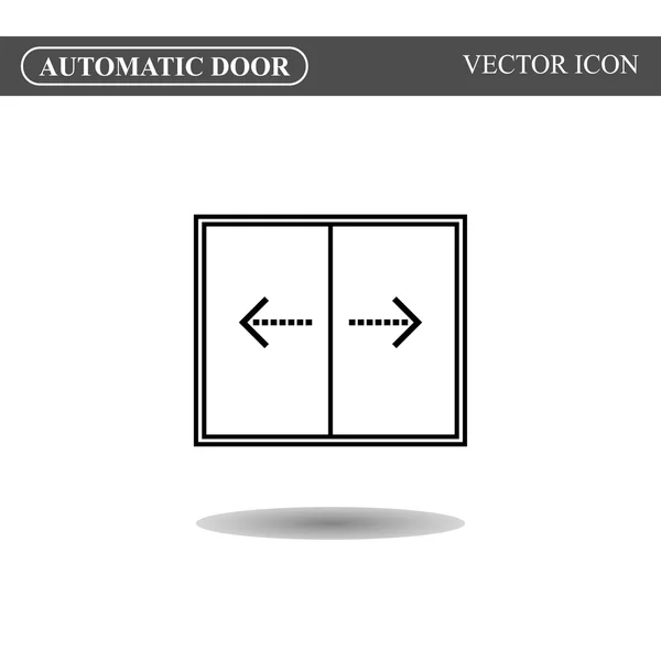 Icône de porte automatique — Image vectorielle