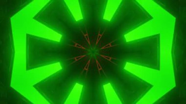 Psychedelic Kaleidoscope Burst Symmetric kaleidoscope shapes bursting and morphing with vibrant colors on beatfriendly loops