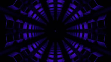 Psikedelik Kaleydoskop Patlaması simetrik kaleydoskop şekilleri patlıyor ve canlı renklerle beatendly döngülerde şekil değiştiriyor