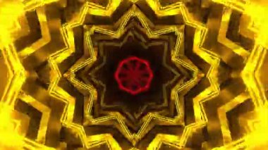 Psychedelic Kaleidoscope Burst Symmetric kaleidoscope shapes bursting and morphing with vibrant colors on beatfriendly loops