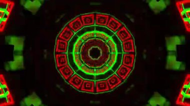 Psychedelic Kaleidoscope Burst Symmetric kaleidoscope shapes bursting and morphing with vibrant colors on beatfriendly loops