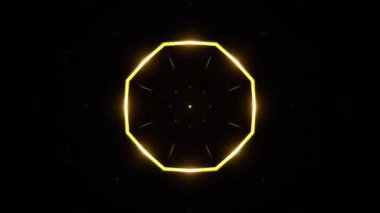 Psychedelic Kaleidoscope Burst Symmetric kaleidoscope shapes bursting and morphing with vibrant colors on beatfriendly loops