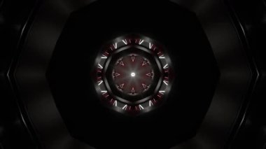 Psikedelik Kaleydoskop Patlaması simetrik kaleydoskop şekilleri patlıyor ve canlı renklerle beatendly döngülerde şekil değiştiriyor