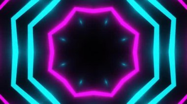 Psychedelic Kaleidoscope Burst Symmetric kaleidoscope shapes bursting and morphing with vibrant colors on beatfriendly loops