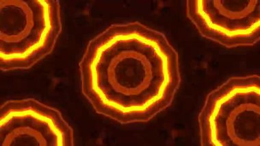 Psikedelik Kaleydoskop Patlaması simetrik kaleydoskop şekilleri patlıyor ve canlı renklerle beatendly döngülerde şekil değiştiriyor